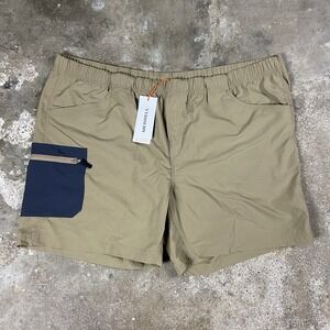 NWT Merrell Supplex Cargo Shorts Size XXL Sepia Tint‎ Mesh Lined Water Resistant